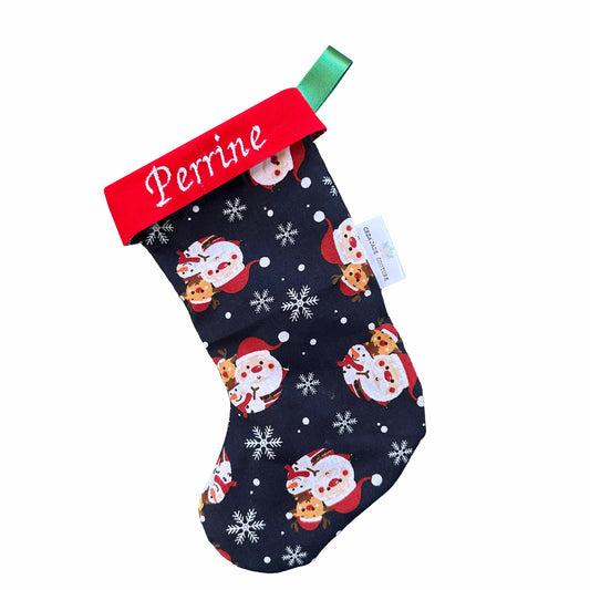 Botte / Chaussette de Noël personnalisable à suspendre