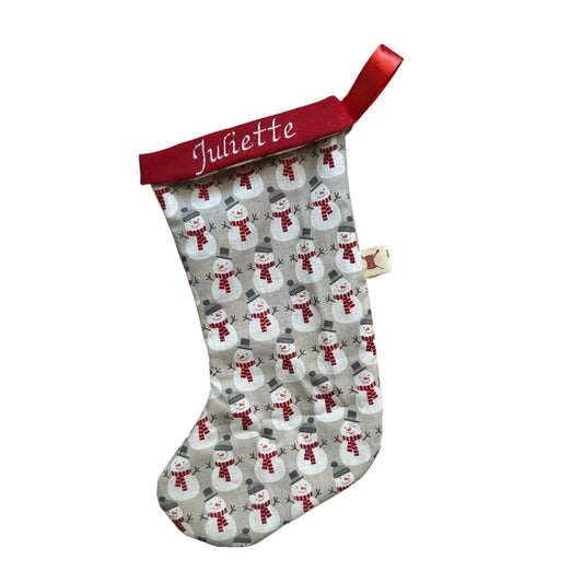 Botte / Chaussette de Noël personnalisable à suspendre