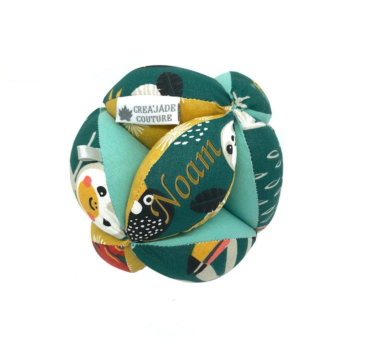 Montessori Grasping Ball - Jungle Green