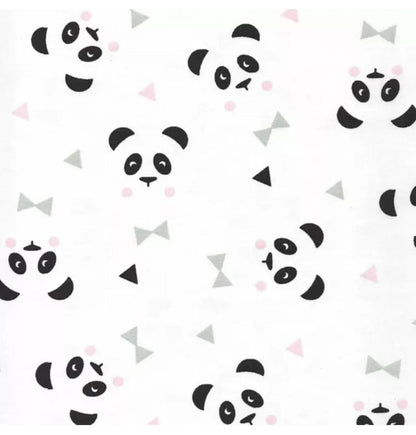 Tissu coton panda